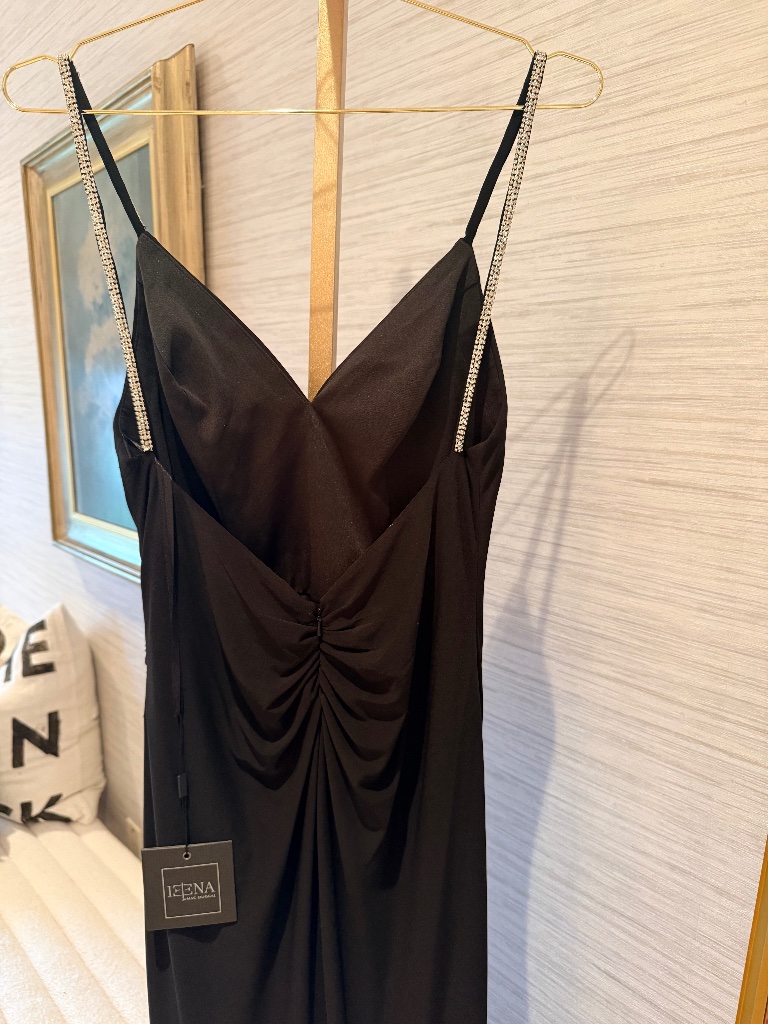 Nwt Black Formal Gown By Ieena For Mac Duggal Size 8